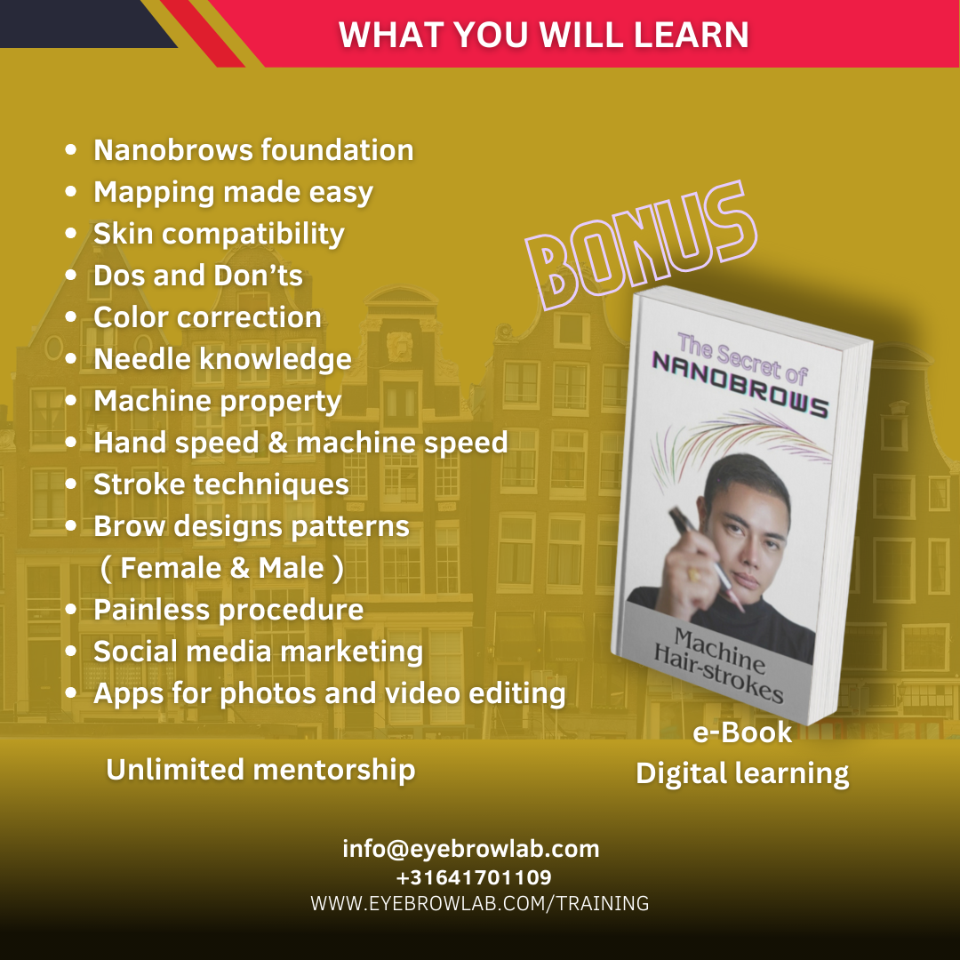 Nanobrows Machine Hair-Strokes Training