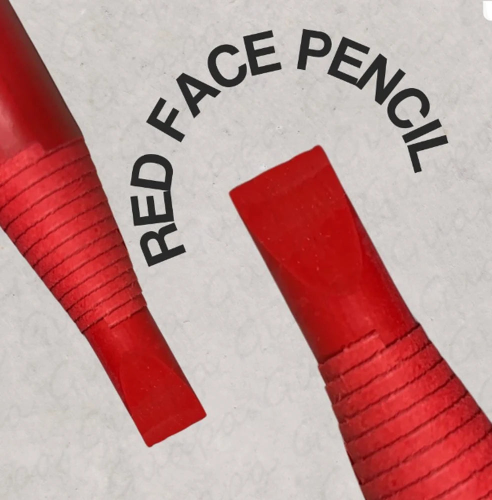 2 Pieces Eyebrow Sharpee Peel Off Marker RED