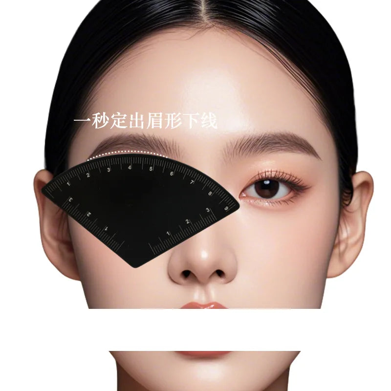 Black Eyebrow Mapping Ruler