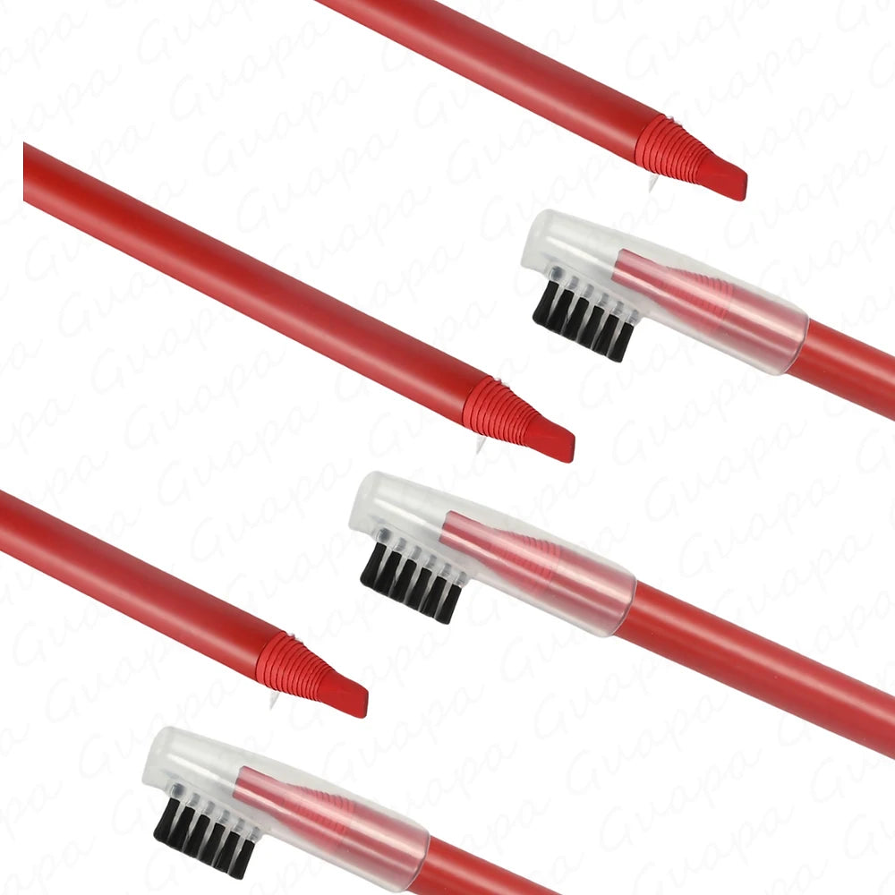 2 Pieces Eyebrow Sharpee Peel Off Marker RED