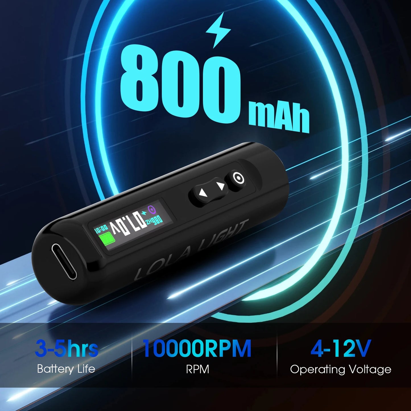 EZ LOLA Light Wireless PMU Machine Pen