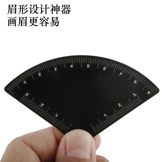 Black Eyebrow Mapping Ruler